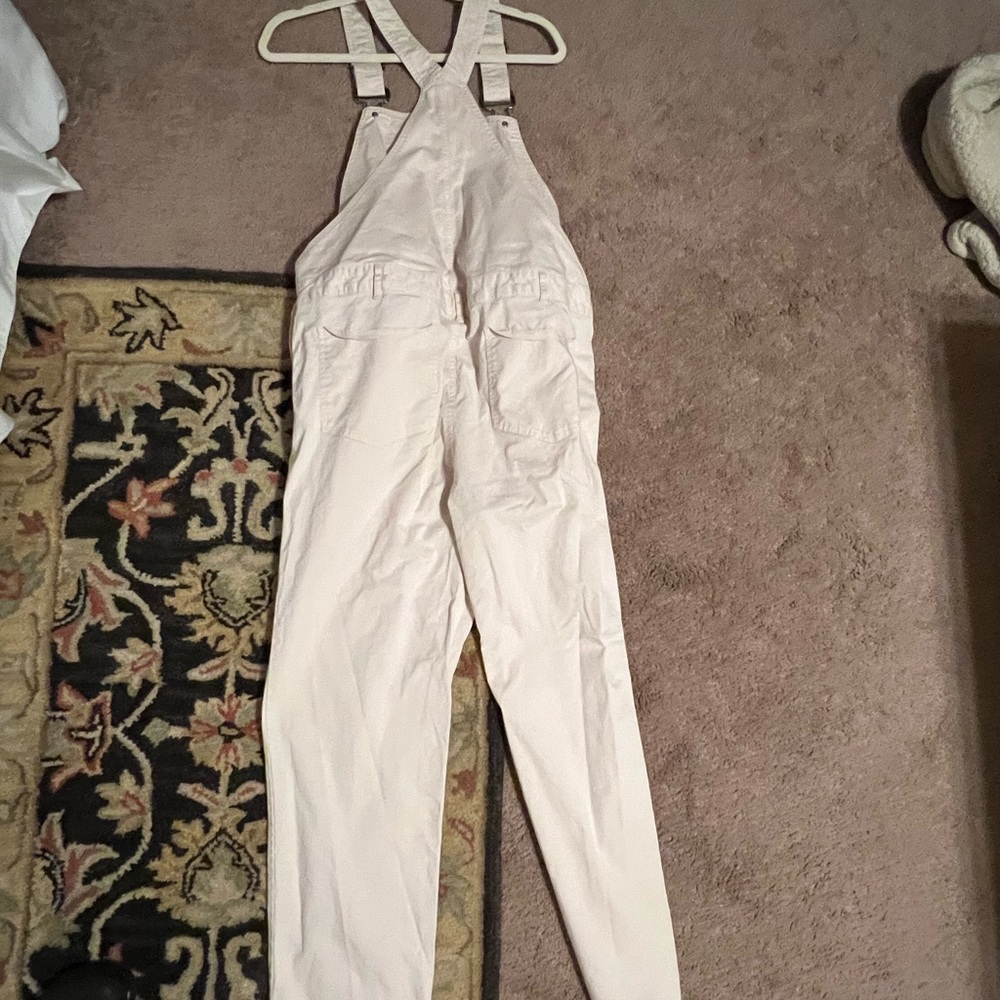 SOLD! Sz 14 The Nines by Hatch Maternity Overalls Light Pink - Picture 6 of 9